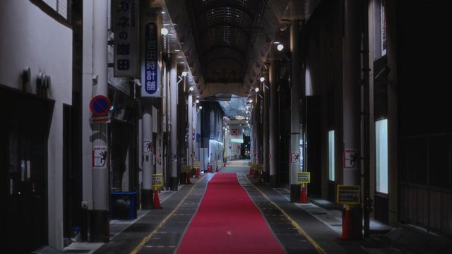 Yanagase Shopping Street ED scene